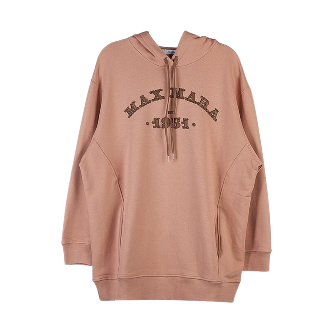 ADITO-001 (W) Max Mara Adito Cotton Hoodie Powder