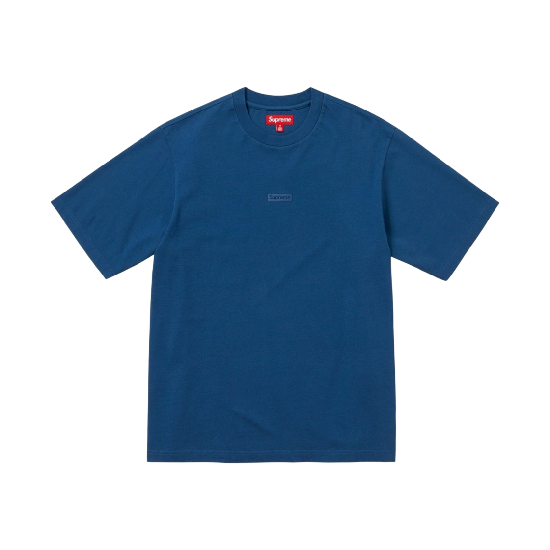 슈프림 하이 덴시티 스몰 박스 숏슬리브 탑 라이트 네이비 - 23FW(Supreme High Density Small Box S/S Top Light Navy - 23FW) - 1