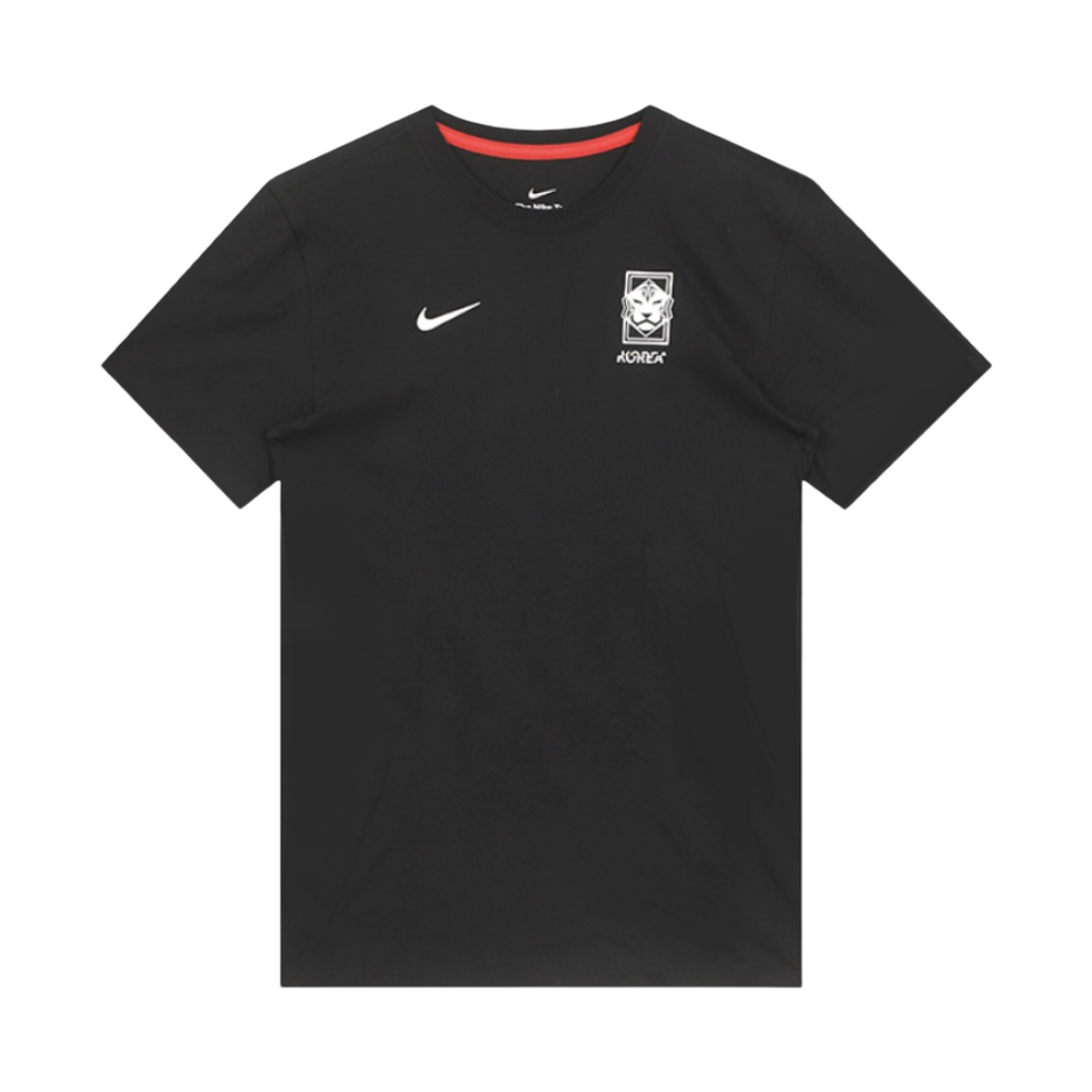 나이키 대한민국 에센셜 축구 티셔츠 블랙(Nike Korea Essential Soccer T-Shirt Black)