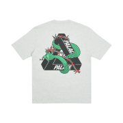 Palace Hesh Mit Fresh T-Shirt Grey Marl - 20SS