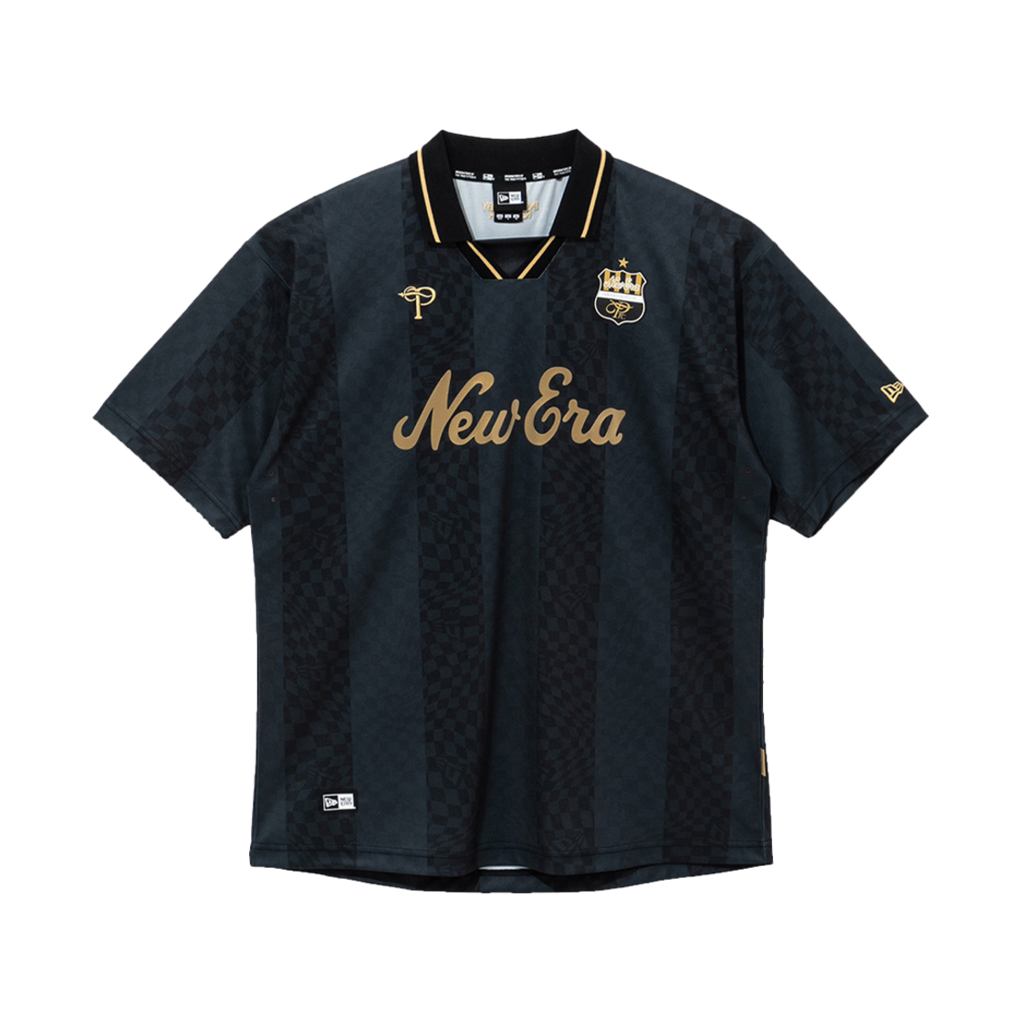 ONE2403US001UBK Over The Pitch x New Era Football Jersey Black