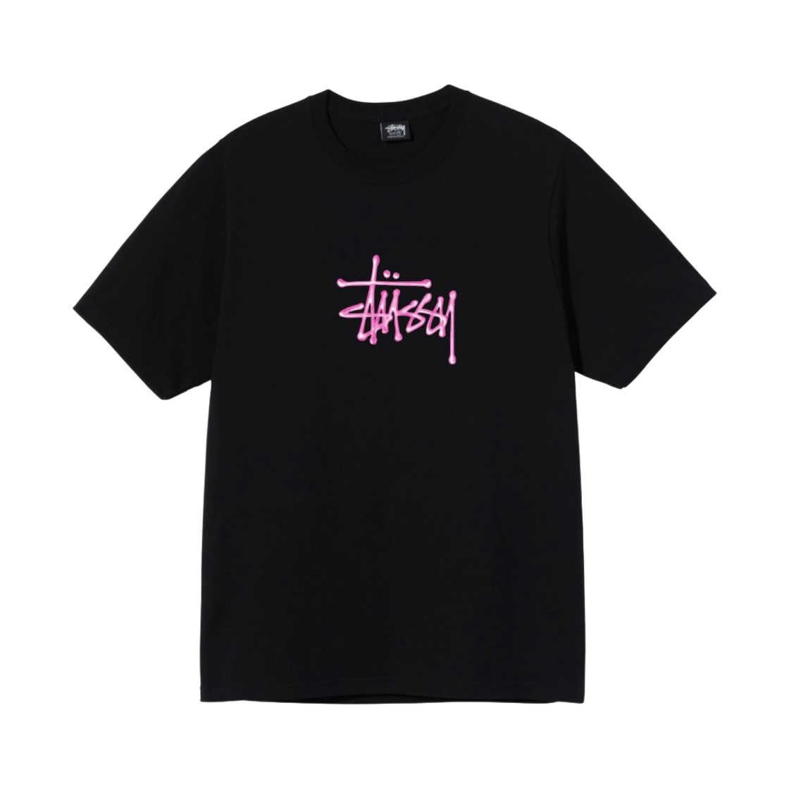 스투시 젤 스탁 티셔츠 블랙