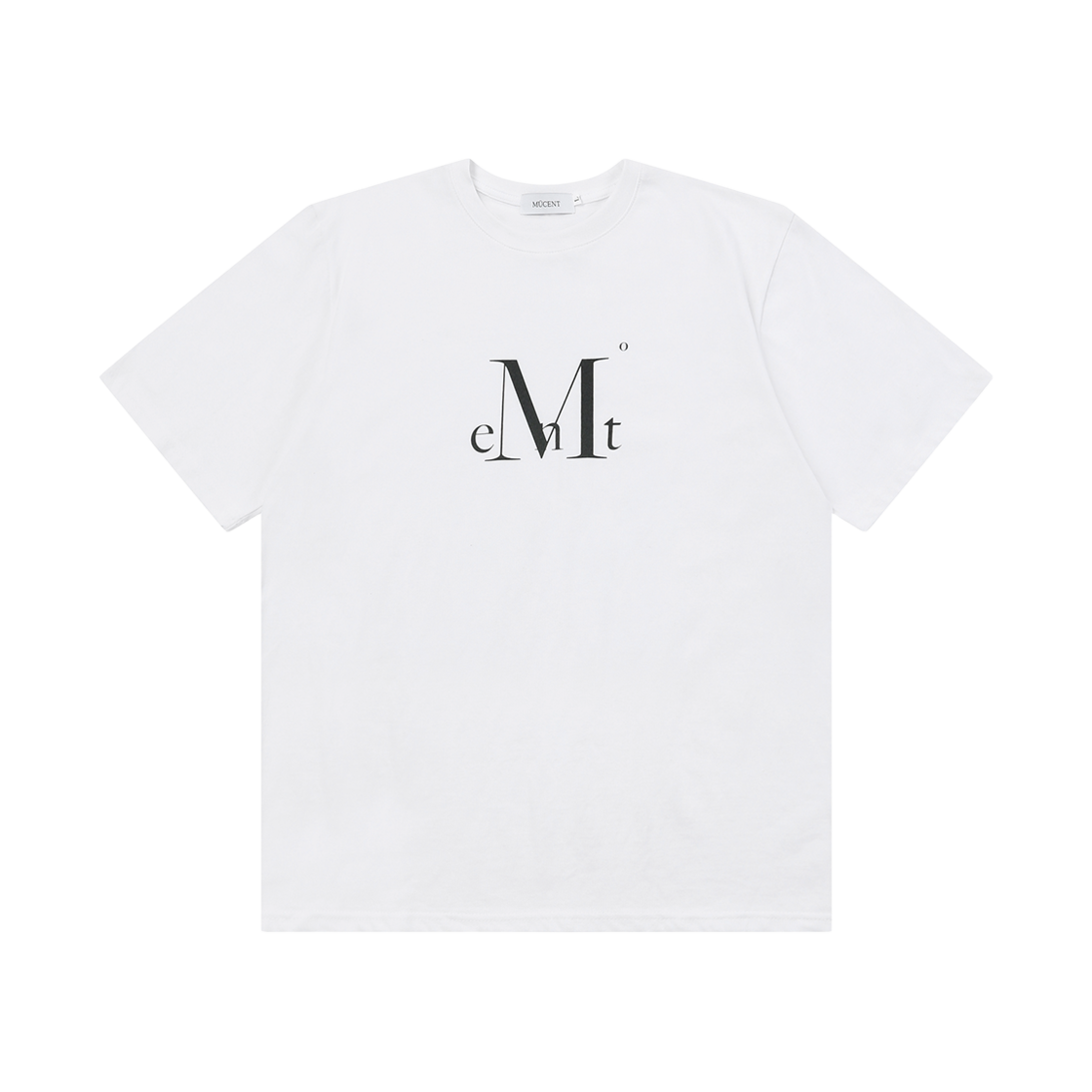 【MUCENT】 L LOGO SIGNATURE HALF T★韓国人気★ 무센트 메인 심볼 시그니처 로고 반팔 티 화이트 | MUCENT | KREAM