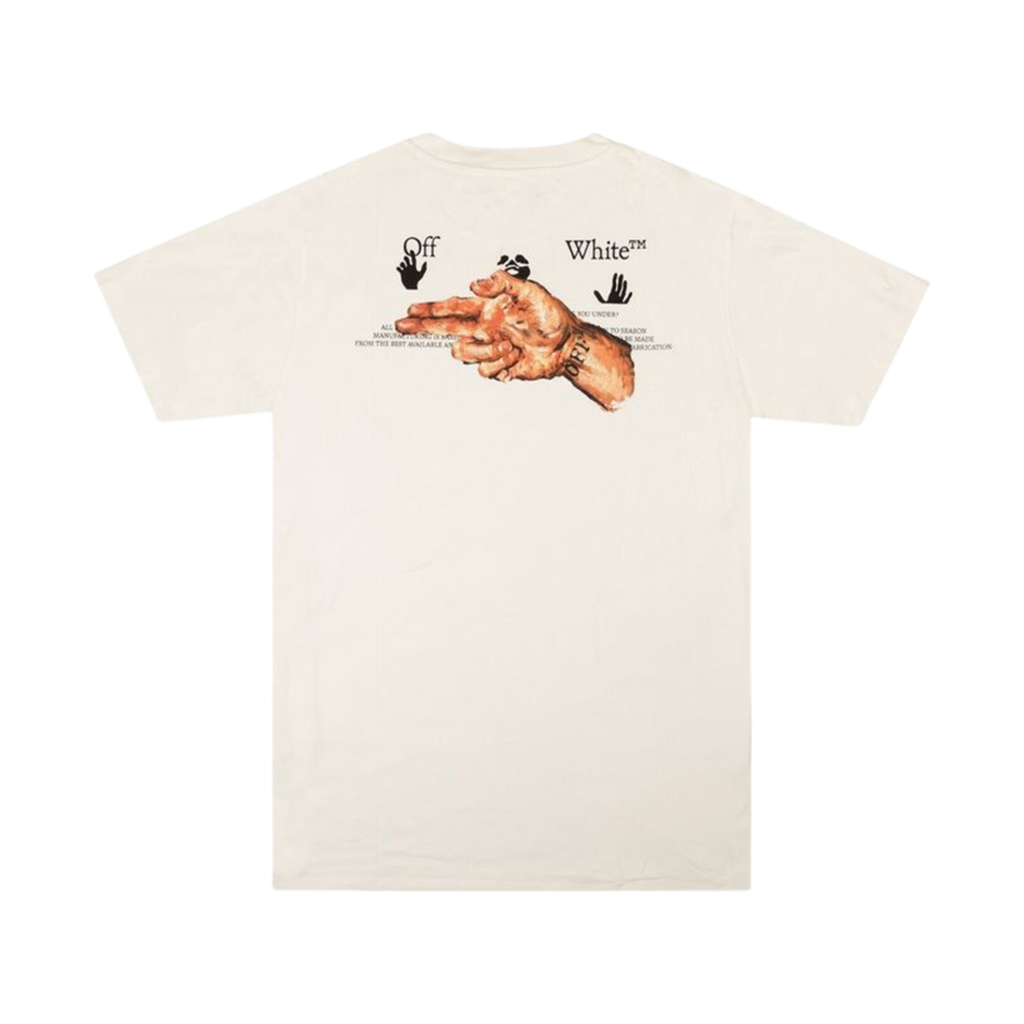 오프화이트 파스칼 프린트 슬림 티셔츠 화이트(Off-White Pascal Print Slim T-Shirt White) - 2