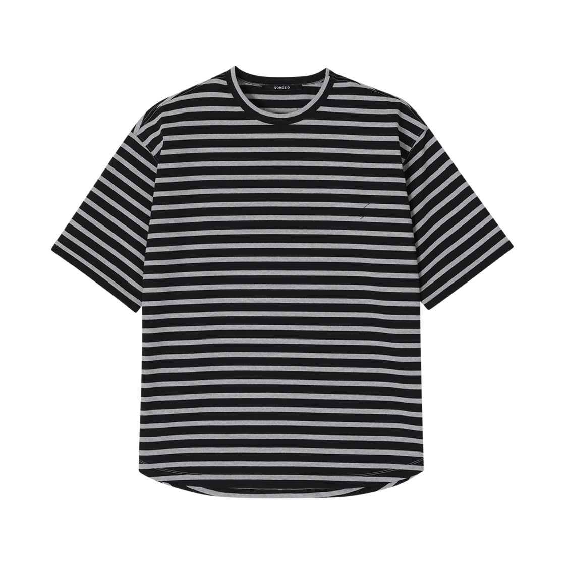 송지오 컬렉션 샤를로 파리 스트라이프 티셔츠 블랙