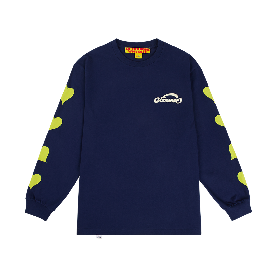 OW51TRU01-NV ofcoursewhynot Self Love Club LS T-Shirt Navy