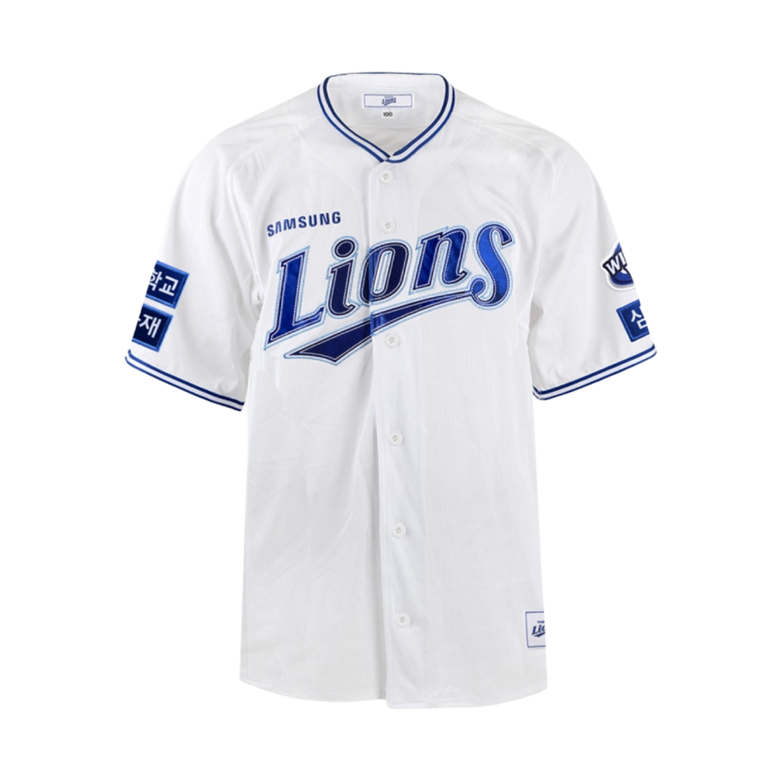 삼성 라이온즈 2024 프로페셔널 홈 유니폼 화이트 (논 마킹 버전)(Samsung Lions 2024 Professional Home Uniform White (Non Marking Ver.))