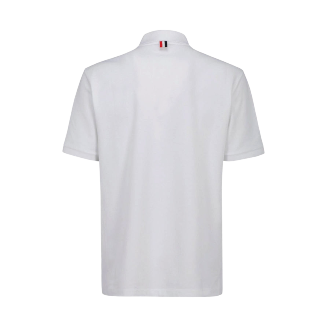 톰브라운 클래식 코튼 피케 사이드 인서트 사선 폴로 셔츠 화이트(Thom Browne Classic Cotton Pique Side Insert 4-Bar Polo Shirt White) - 2