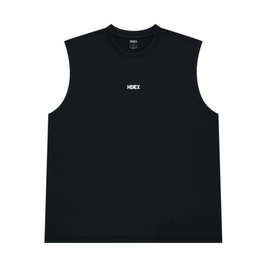 H252MSOSL260BK HDEX Main Small Logo Overfit Sleeveless Black