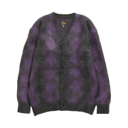 Needles Mohair Cardigan Diamond Charcoal