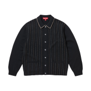 Supreme Herringbone Cardigan Black - 25SS