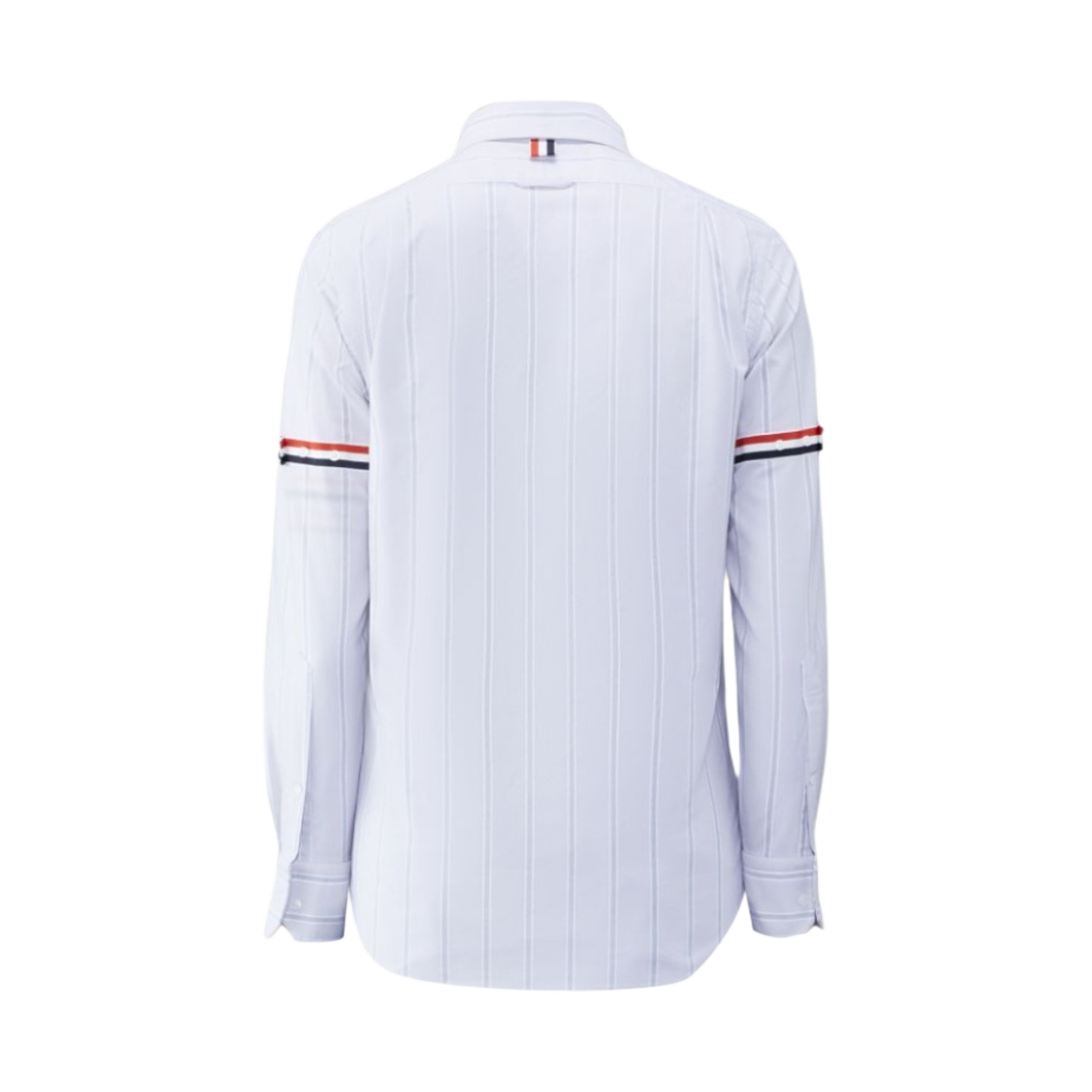 톰브라운 스트라이프 옥스포드 암밴드 스트레이트 핏 셔츠 그레이(Thom Browne Striped Oxford Armband Straight Fit Shirt Grey) - 2