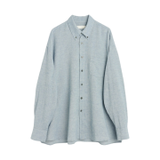 Our Legacy Borrowed BD Shirt Burlington Seersucker Mid Blue
