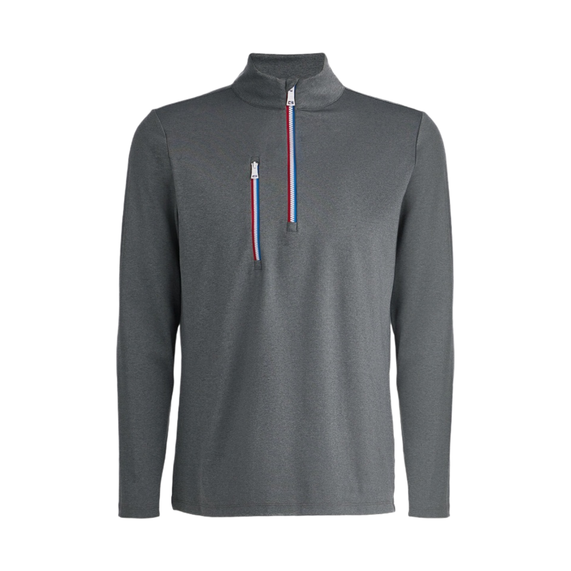 지포어 데이토나 멜란지 테크 인터락 풀오버 차콜 헤더 그레이(G/Fore Daytona Melange Tech Interlock Pullover Charcoal Heather Grey)