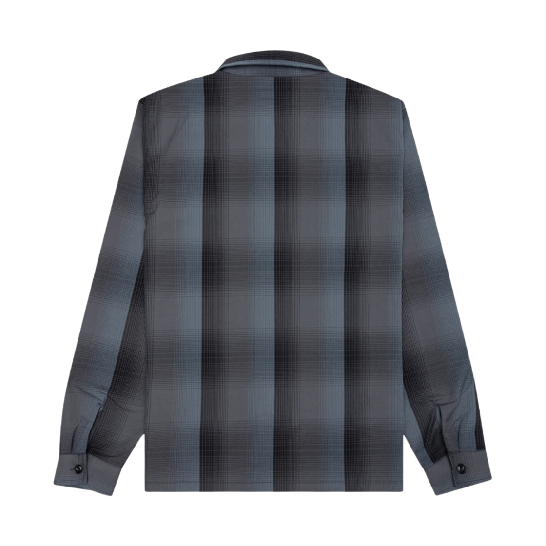 스투시 쉐도우 플레이드 집 셔츠 차콜(Stussy Shadow Plaid Zip Shirt Charcoal) - 2