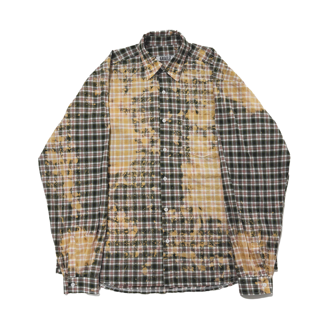 [GRAILZ] BLEACHED PLAID SUMMER SHIRTS /追跡付 GRAILZ] BLEACHED PLAID SUMMER SHIRTS /追跡付 GRAILZ