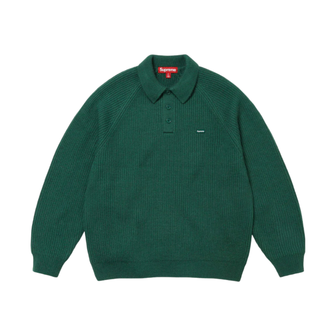 슈프림 스몰 박스 폴로 스웨터 그린 - 24FW(Supreme Small Box Polo Sweater Green - 24FW)