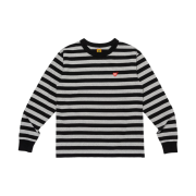 Human Made Striped L/S T-Shirt Gray