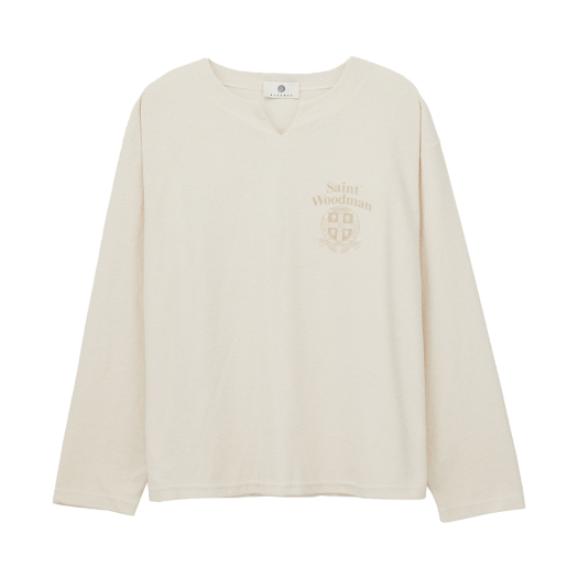 25SSLS02BE Woodman Cubic Halo Long Sleeve Beige