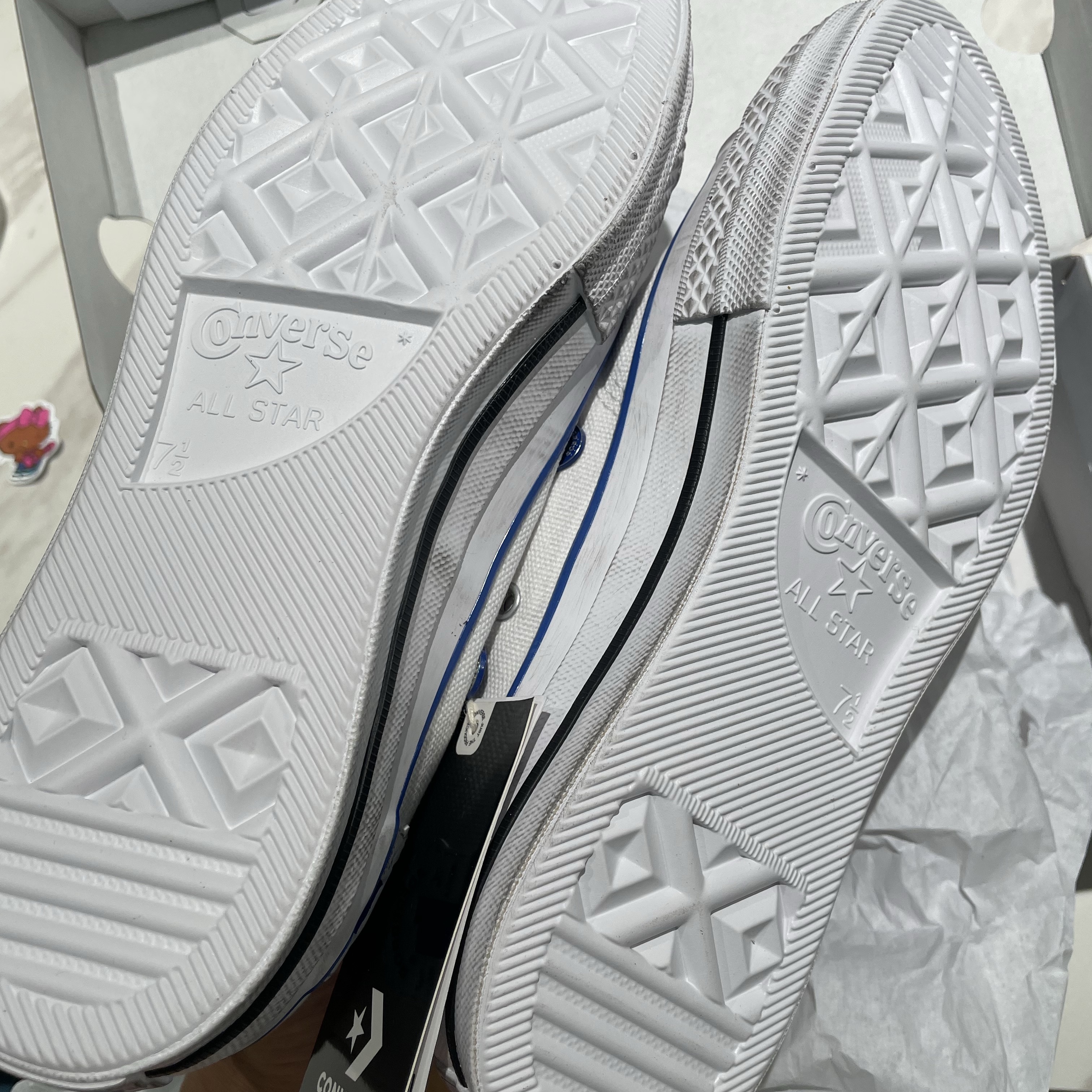 Converse x Ader Error Sig; Chuck 70 Low White Blue 착용 스타일 - 2