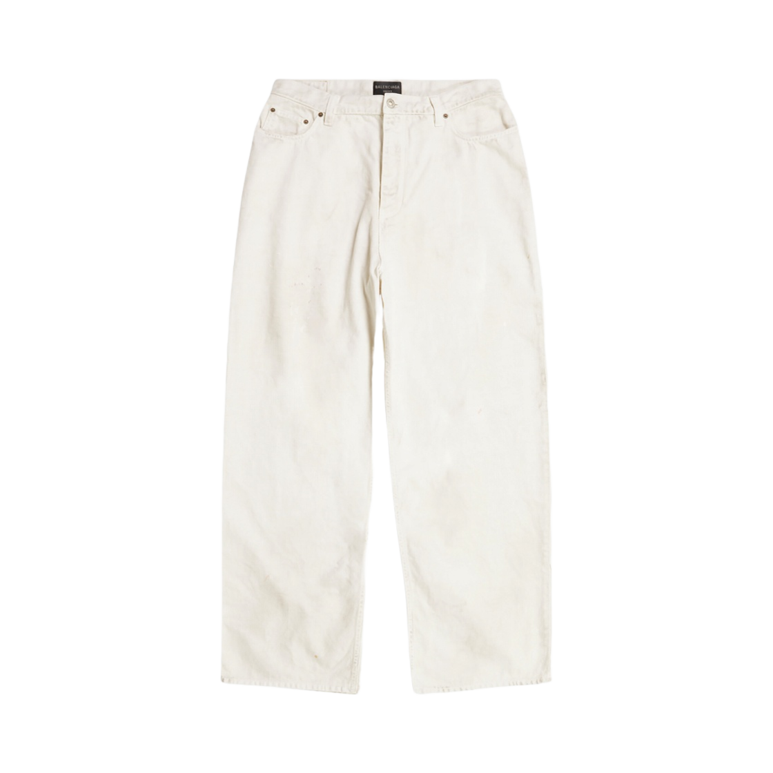 발렌시아가 라지 배기 진 크림