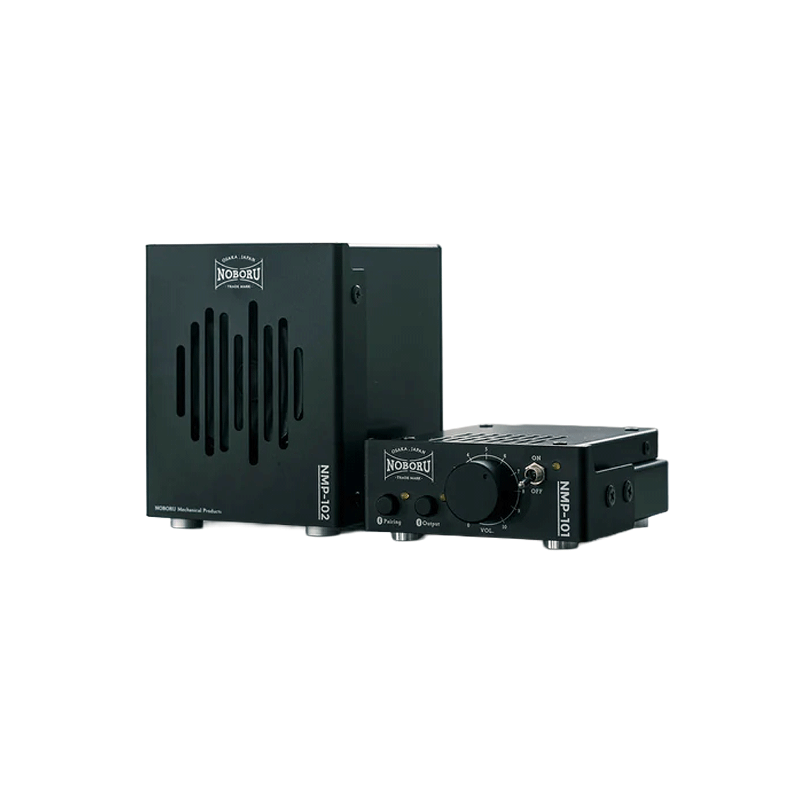 노보루 블루투스 모노럴 로파이 스피커 NMP-101+102 세트 블랙(NOBORU Monaural Lo-Fi Speaker NMP-101+102 Set Black)