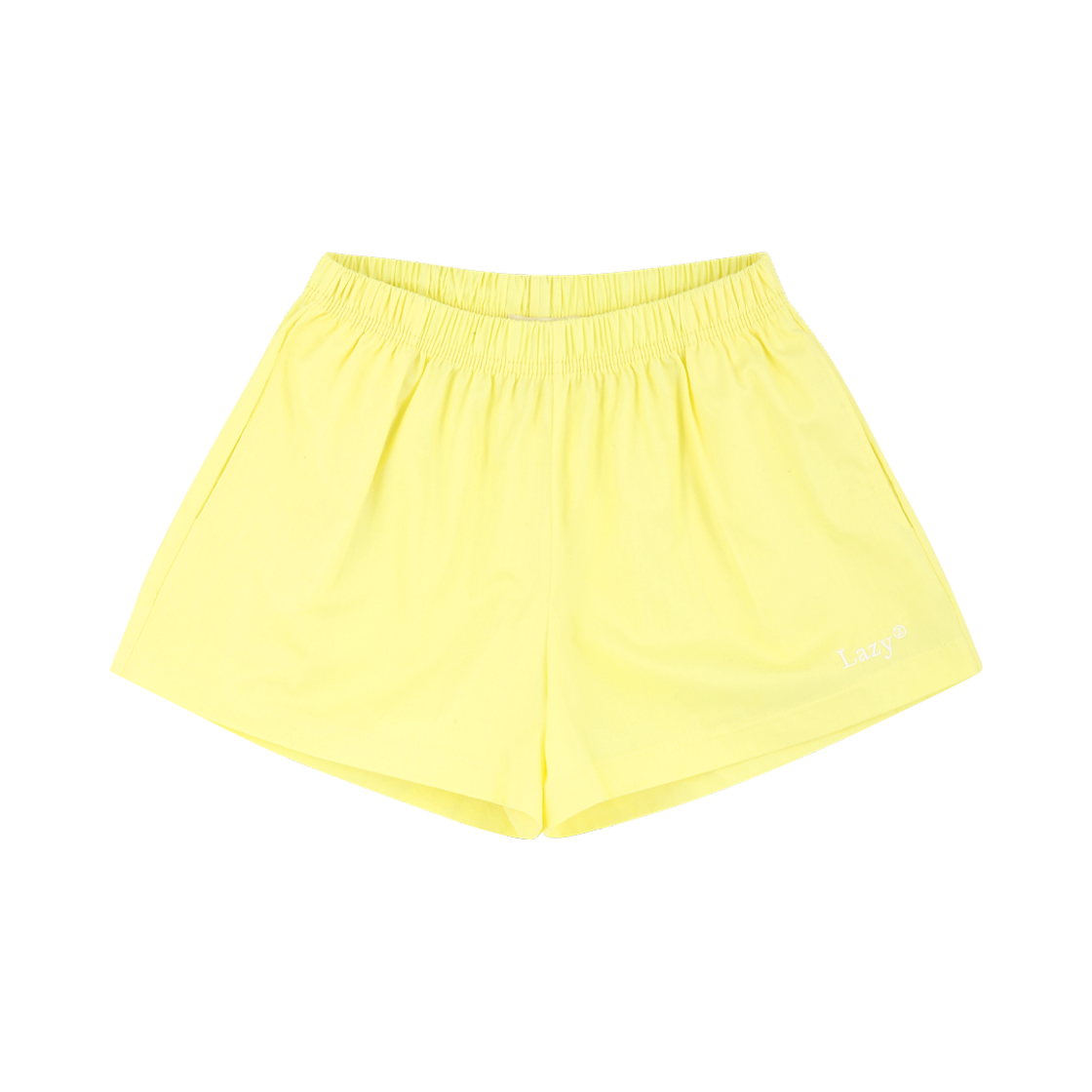Stay Cotton Shorts-lm LAZYZ Stay Cotton Shorts Lemon