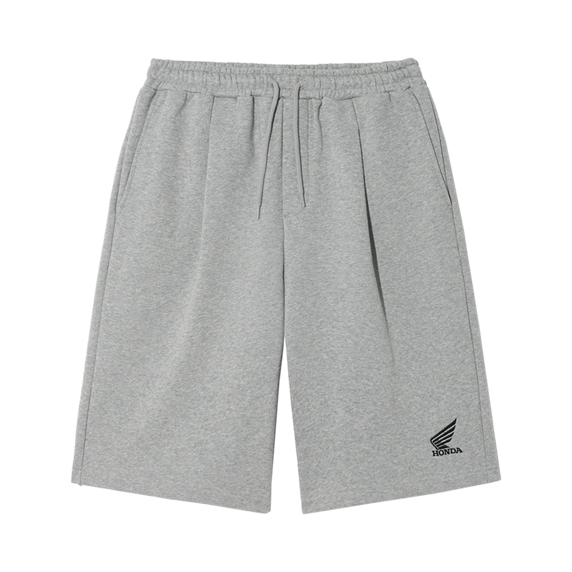 혼다 오리지널 윙 로고 버뮤다 스웻팬츠 그레이(Honda Original Wing Logo Bermuda Sweat Pants_Gray) - 1