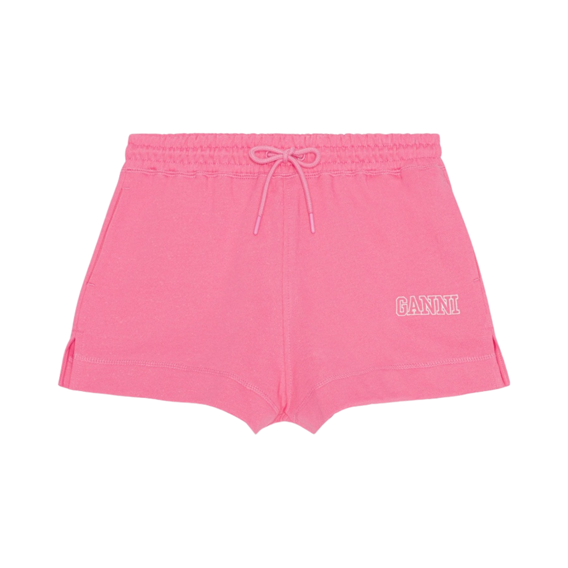 (W) 가니 드로우스트링 쇼츠 슈가 플럼((W) Ganni Drawstring Shorts Sugar Plum)