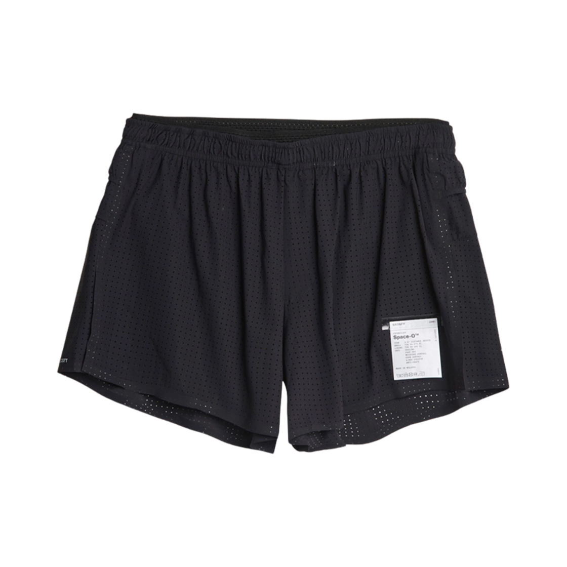새티스파이 스페이스-O 2.5인치 디스턴스 쇼츠 블랙(Satisfy Space-O 2.5 Inch Distance Shorts Black)