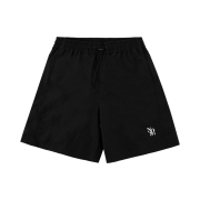 NOS7 Main Logo Nylon Shorts Black