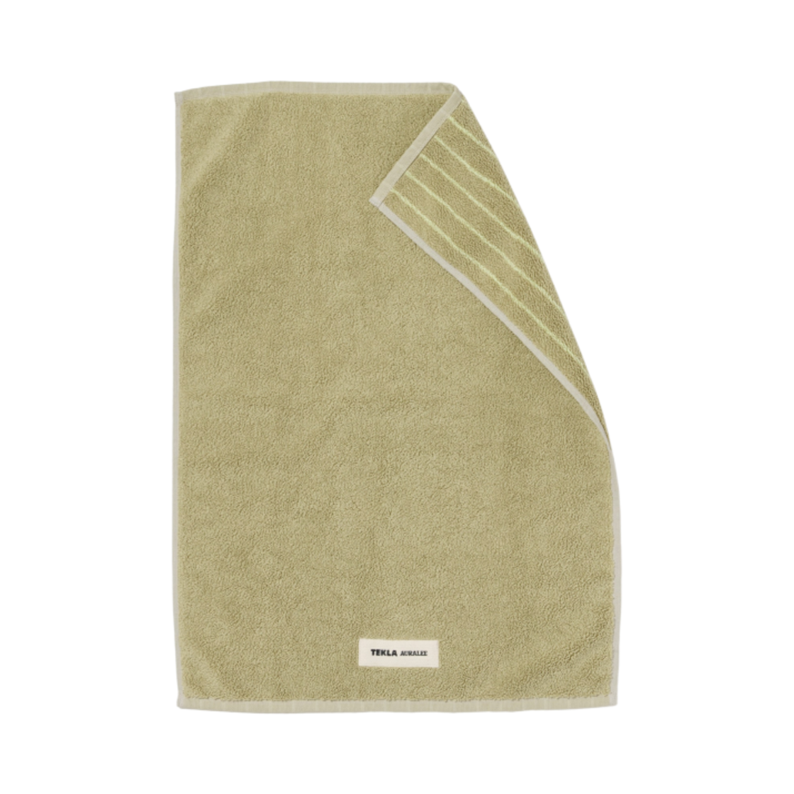 테클라 x 오라리 배스 매트 카키 모스(Tekla x Auralee Bath Mat Khaki Moss) - 1