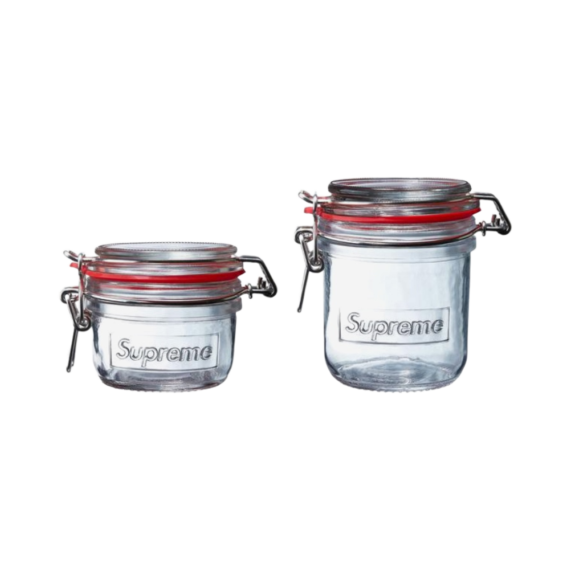 SUPREME シュプリーム Jar Set Set  2個セット Supreme Jars (Set of 2) Clear - SS18 - US