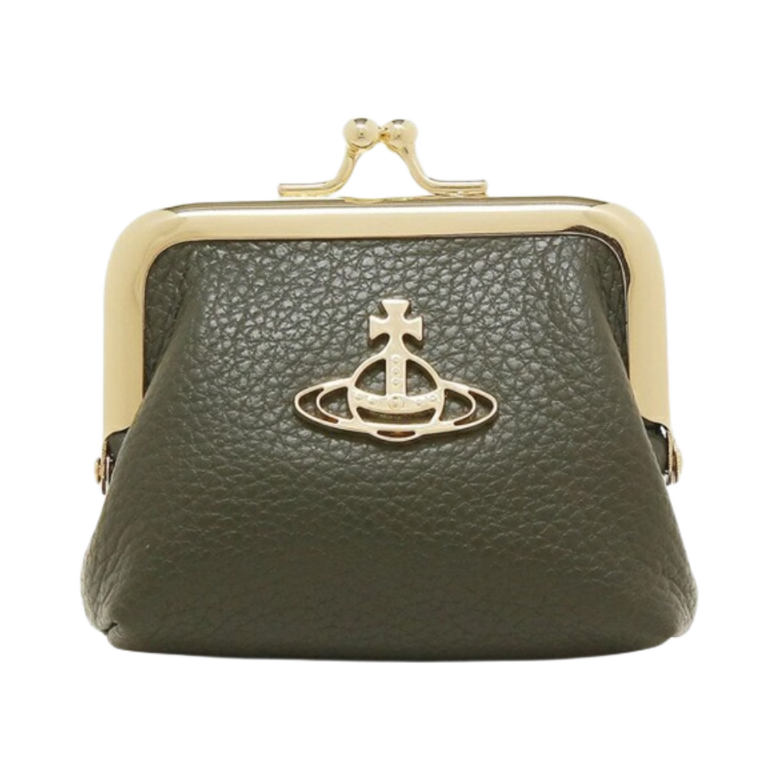 52010004-L001J-M408 Vivienne Westwood Derby Frame Coin Purse Green