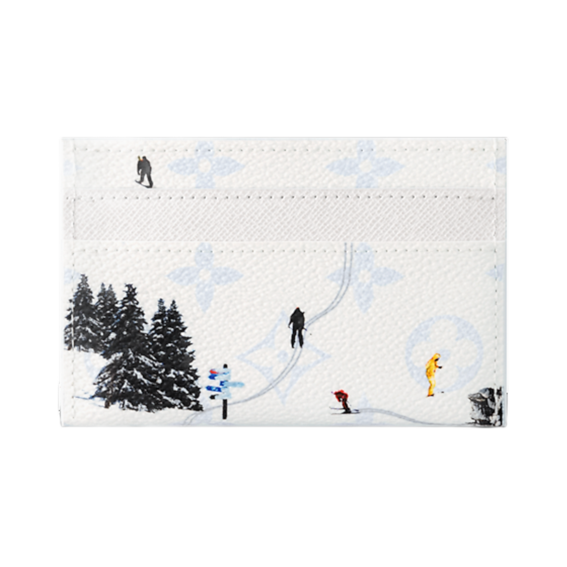 루이비통 더블 카드 홀더 스키 화이트(Louis Vuitton Double Card Holder Ski White) - 3