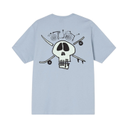 Stussy Surf Skate Skull T-Shirt Steel