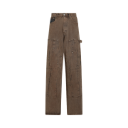 Kusikohc Workwear Multi Rivet Denim Brown - 24FW