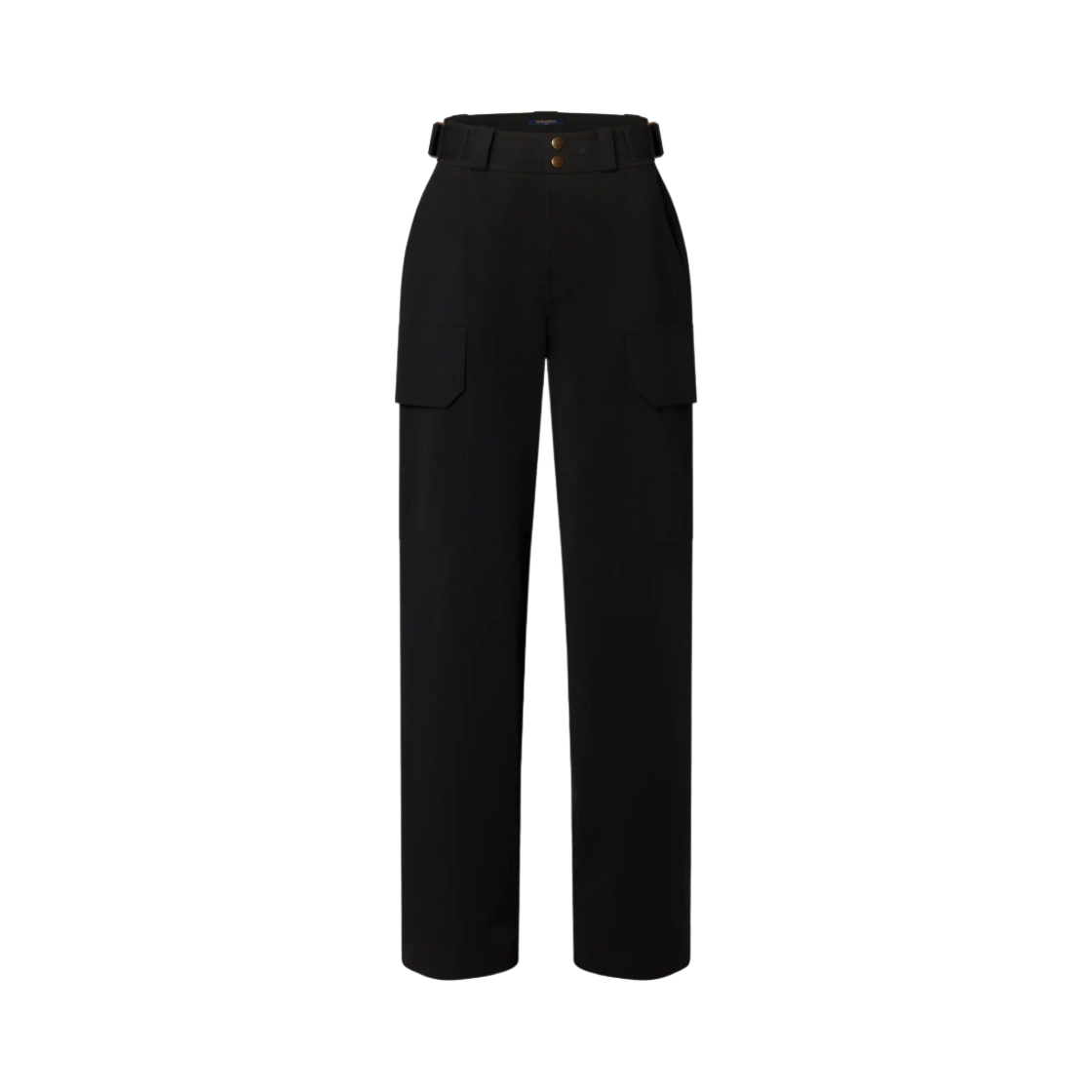 (W) 루이비통 테크니컬 저지 카고 팬츠 블랙((W) Louis Vuitton Technical Jersey Cargo Pants Black) - 1