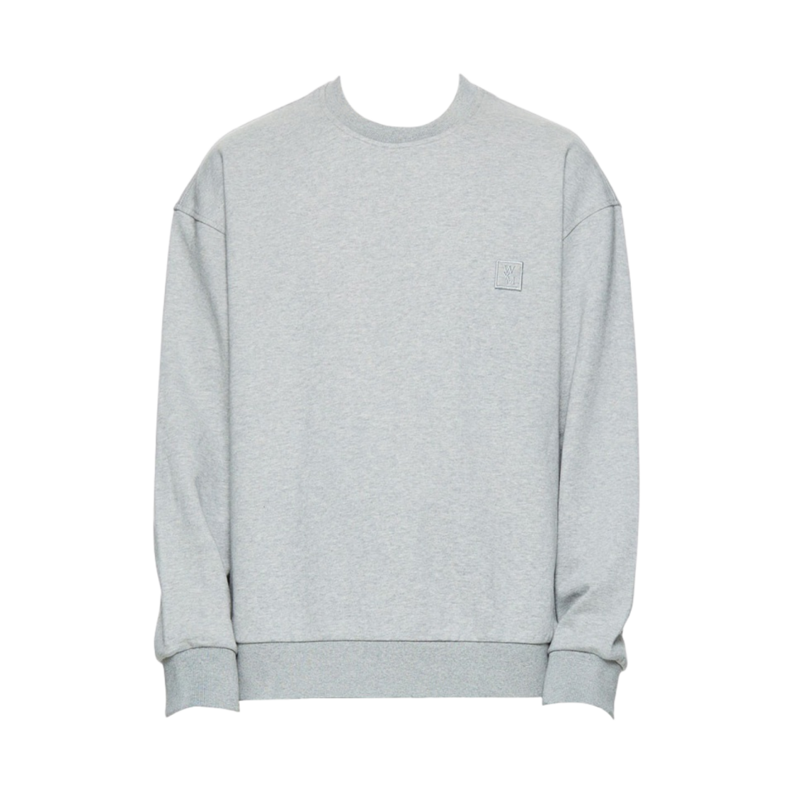 우영미 청자 백로고 스웨트셔츠 그레이 - 23FW(Wooyoungmi Celadon Back Logo Sweatshirt Gray - 23FW) - 2