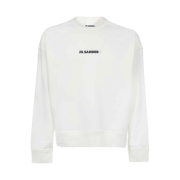 Jil Sander Logo Sweatshirt Natural - 22FW