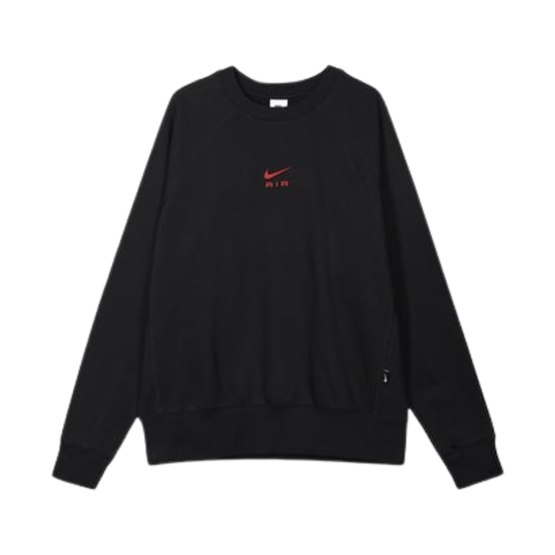 FB7204-010 Nike Air Fleece Crew Black Gym Red - Asia