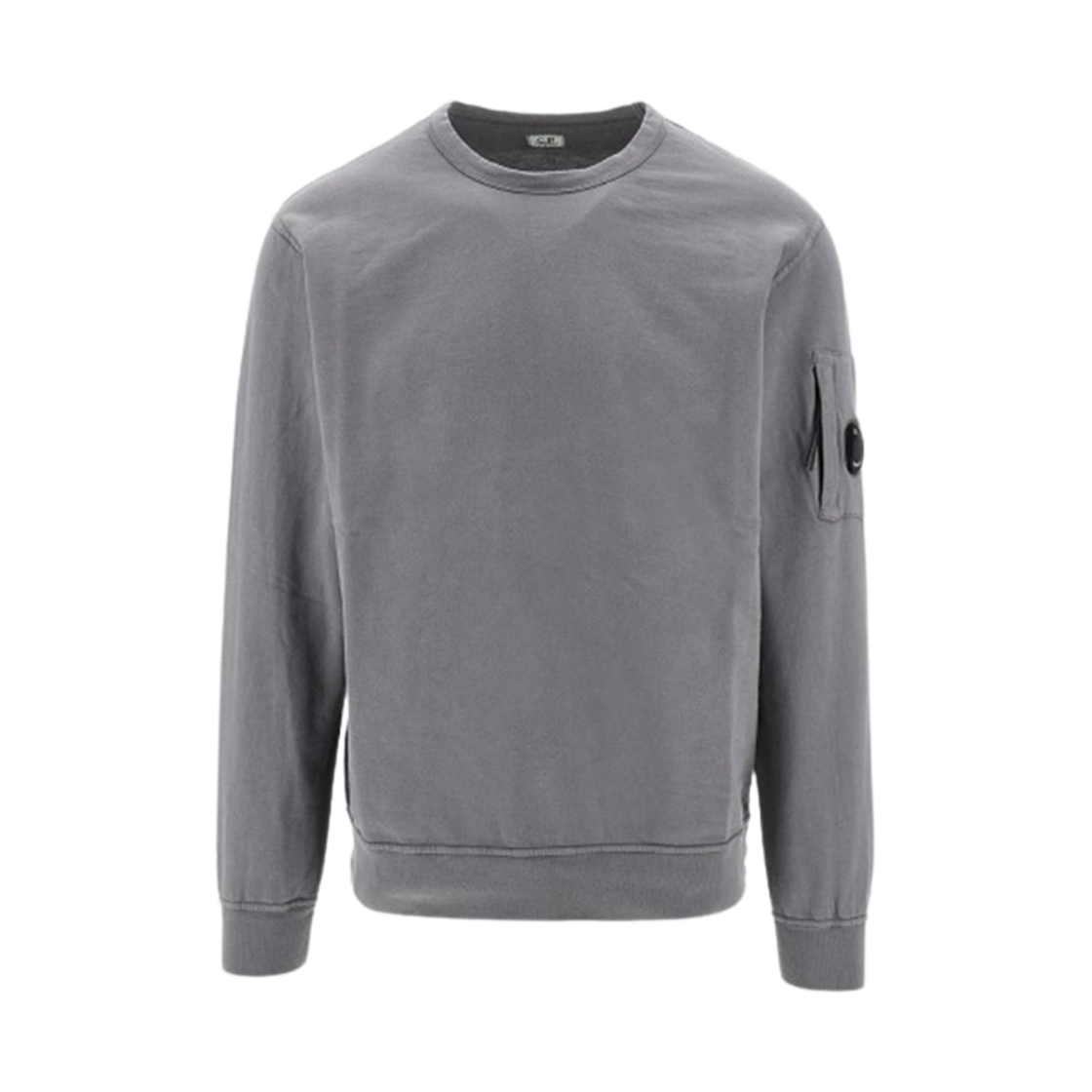18CMSS019A002246G935 C.P. Company Regular Fit Cotton Sweatshirt Gray - 25SS