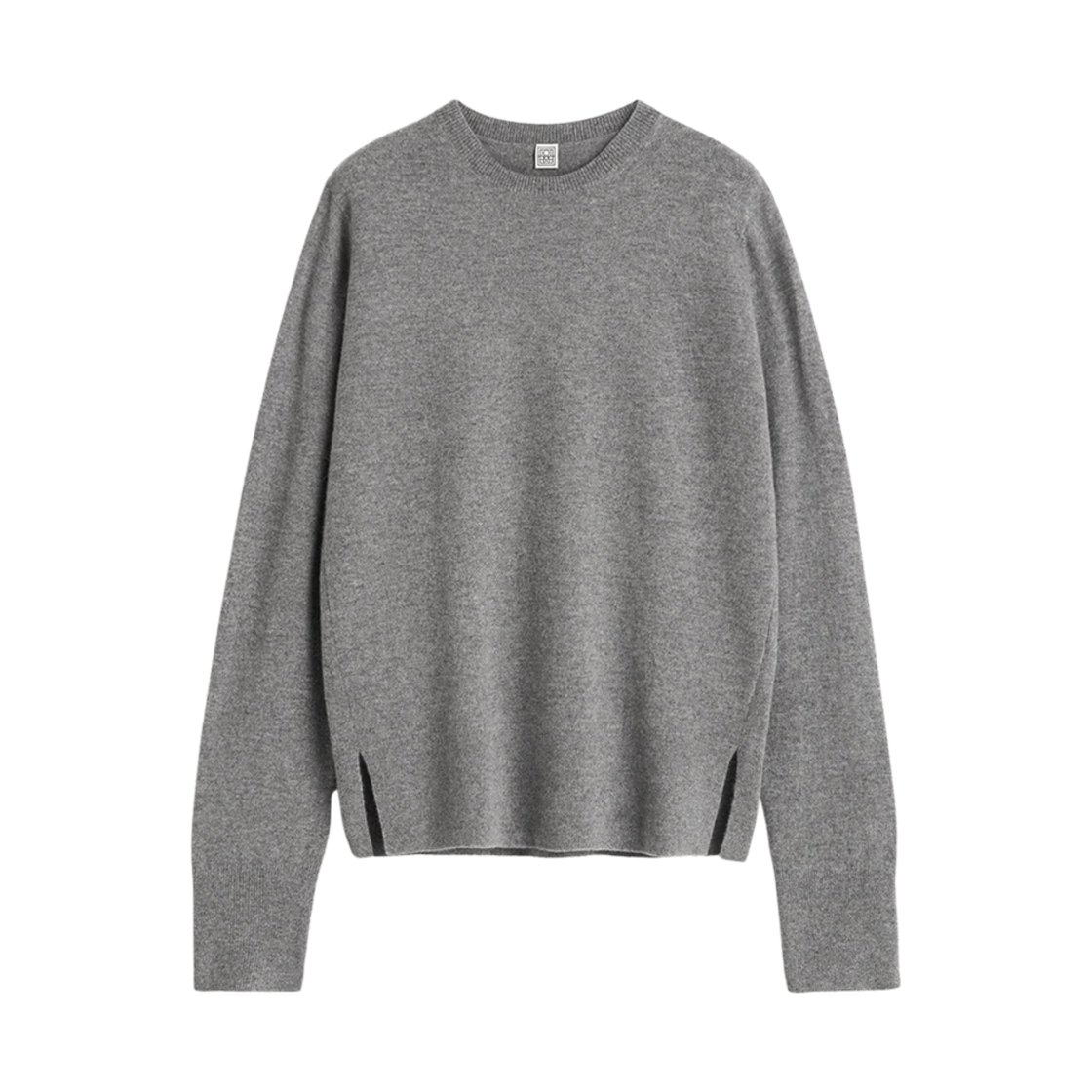 242-WRT1734-YA0016-074 (W) Toteme Crewneck Cashmere Knit Grey