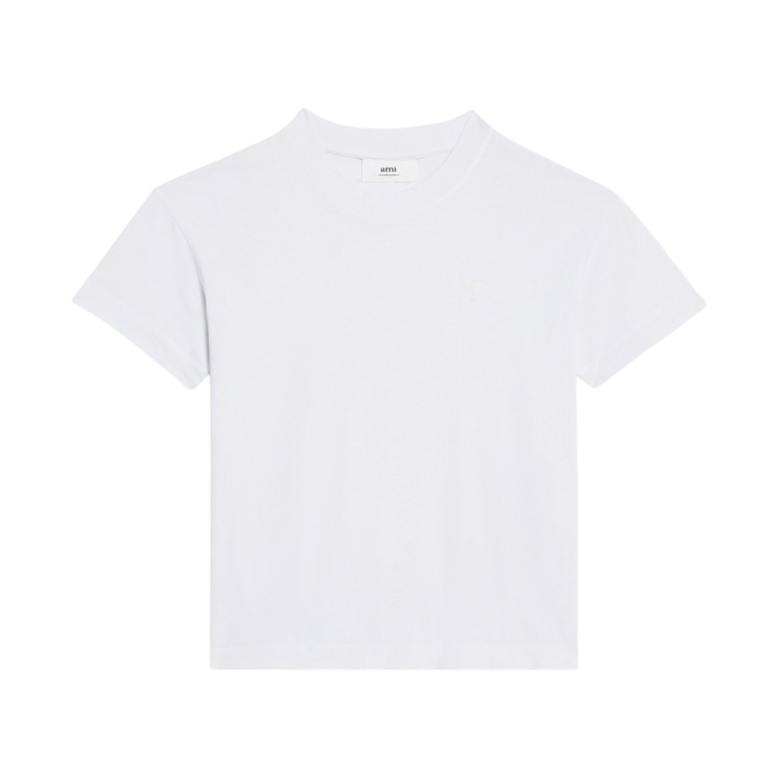 UTS022-726-100 AMI Tonal de Coeur T-Shirt White