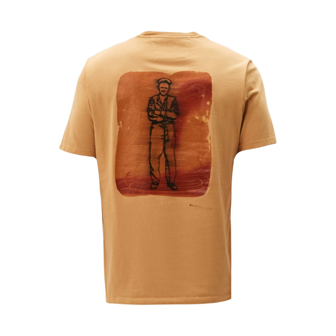 C.P. 컴퍼니 24/1 저지 아티저널 브리티시 세일러 티셔츠 페이스트리 쉘 오렌지 - 24SS(C.P. Company 24/1 Jersey Artisanal British Sailor T-Shirt Pastry Shell Orange - 24SS) - 2