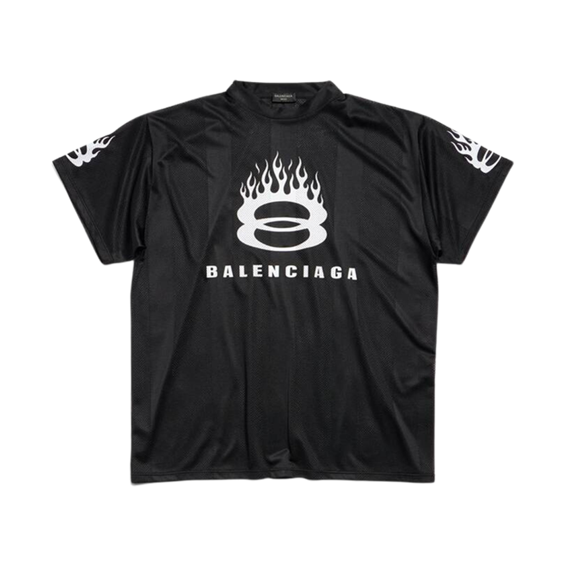 발렌시아가 버닝 유니티 티셔츠 오버사이즈 블랙(Balenciaga Burning Unity T-Shirt Oversized Black) - 1