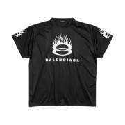 Balenciaga Burning Unity T-Shirt Oversized Black