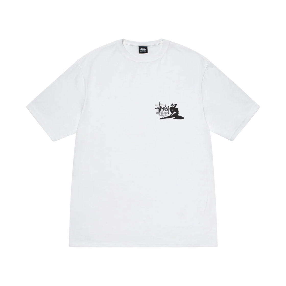스투시 릴렉스 티셔츠 화이트(Stussy Relax T-Shirt White) - 2