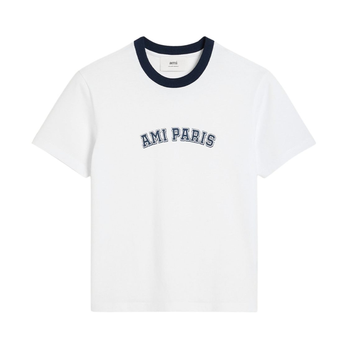 아미 파리 오가닉 코튼 티셔츠 화이트(AMI Paris Oragnic Cotton T-Shirt White) - 1