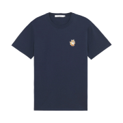 Maison Kitsune All Right Fox Patch Classic T-Shirt Navy